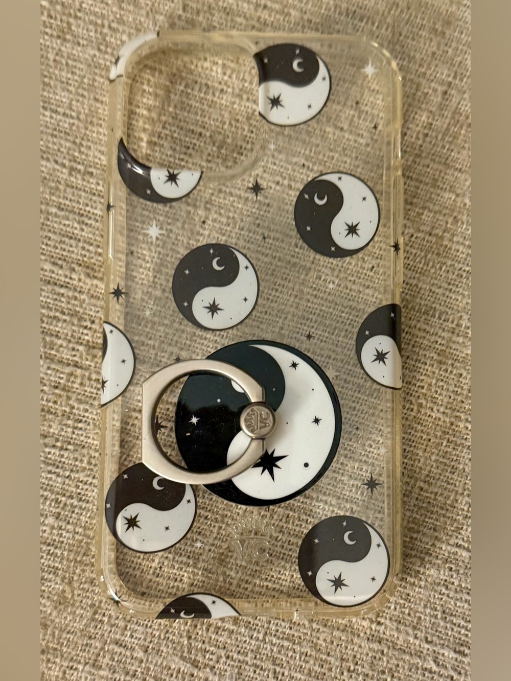 VELVET CAVIAR iPhone 13 Mini Yin Yang Phone Case with Ring Grip